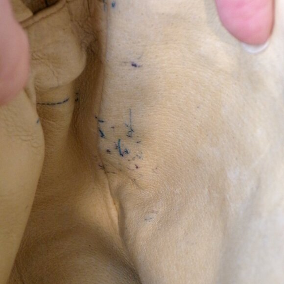 Authentic Gucci Shoulder Bag Vintage Leather Monogram Canvas Signature Purse - Picture 12 of 14